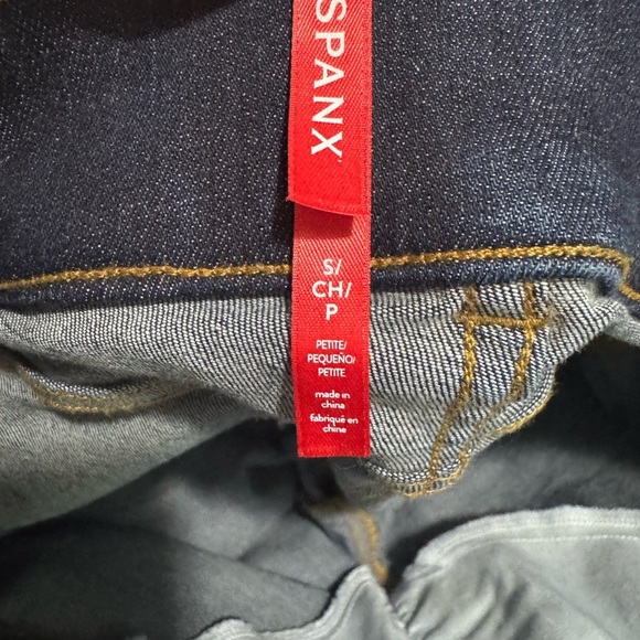 SPANX Blue Flare Jeans small petite - Picture 4 of 4